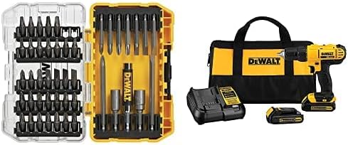 DEWALT Compact DrillKit with 45-Piece Screwdriving Set